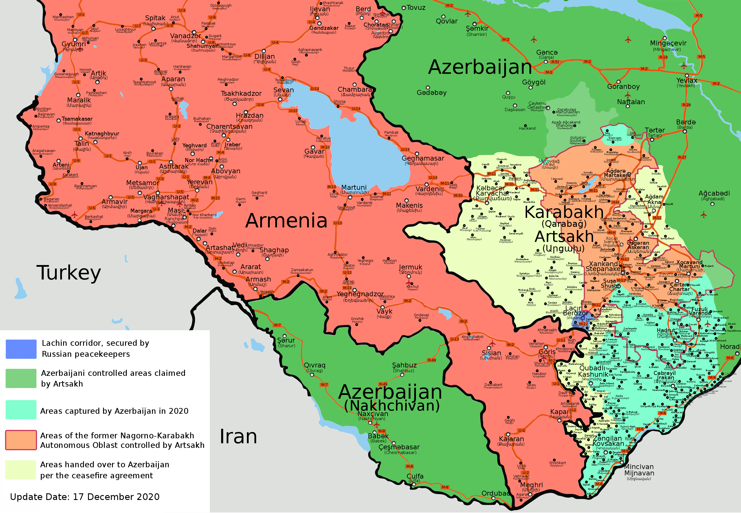 Political Map of Armenia - Nations Online Project